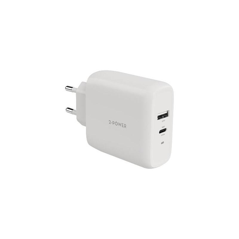 2-Power Wall Charger Pd 20w Usb-C & 12w Usb-A Para General Consumer Electronics 2pwc32w02-Eu