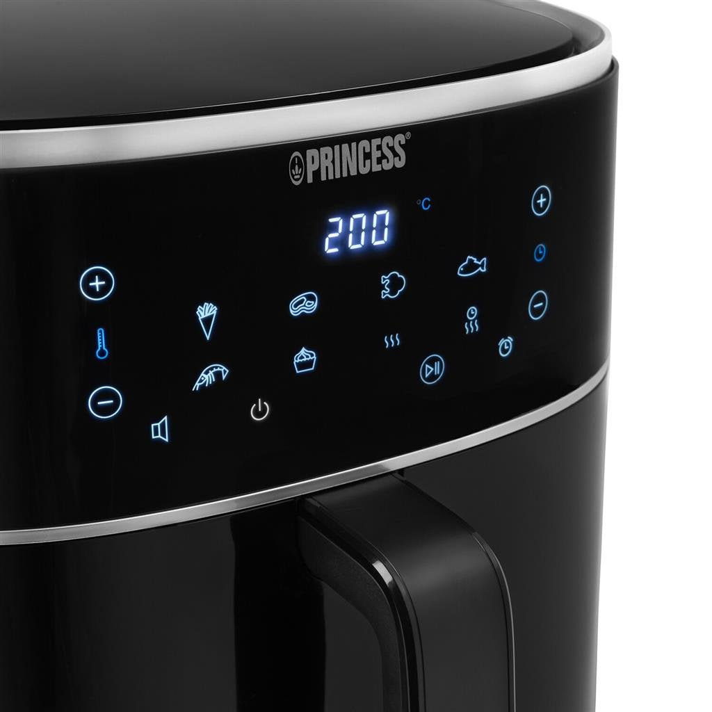 EAN 8712836980594 - Princess 01.182254.01.001 freidora Sencillo Independiente 1800 W Freidora de aire caliente Negro imagen 4