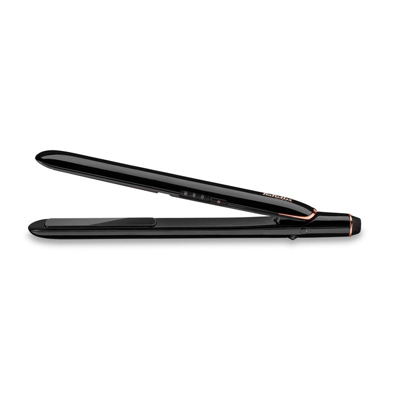 EAN 3030050153941 - BaByliss ST255E Utensilio de peinado Plancha de pelo Caliente Negro, Oro 2 m imagen 2