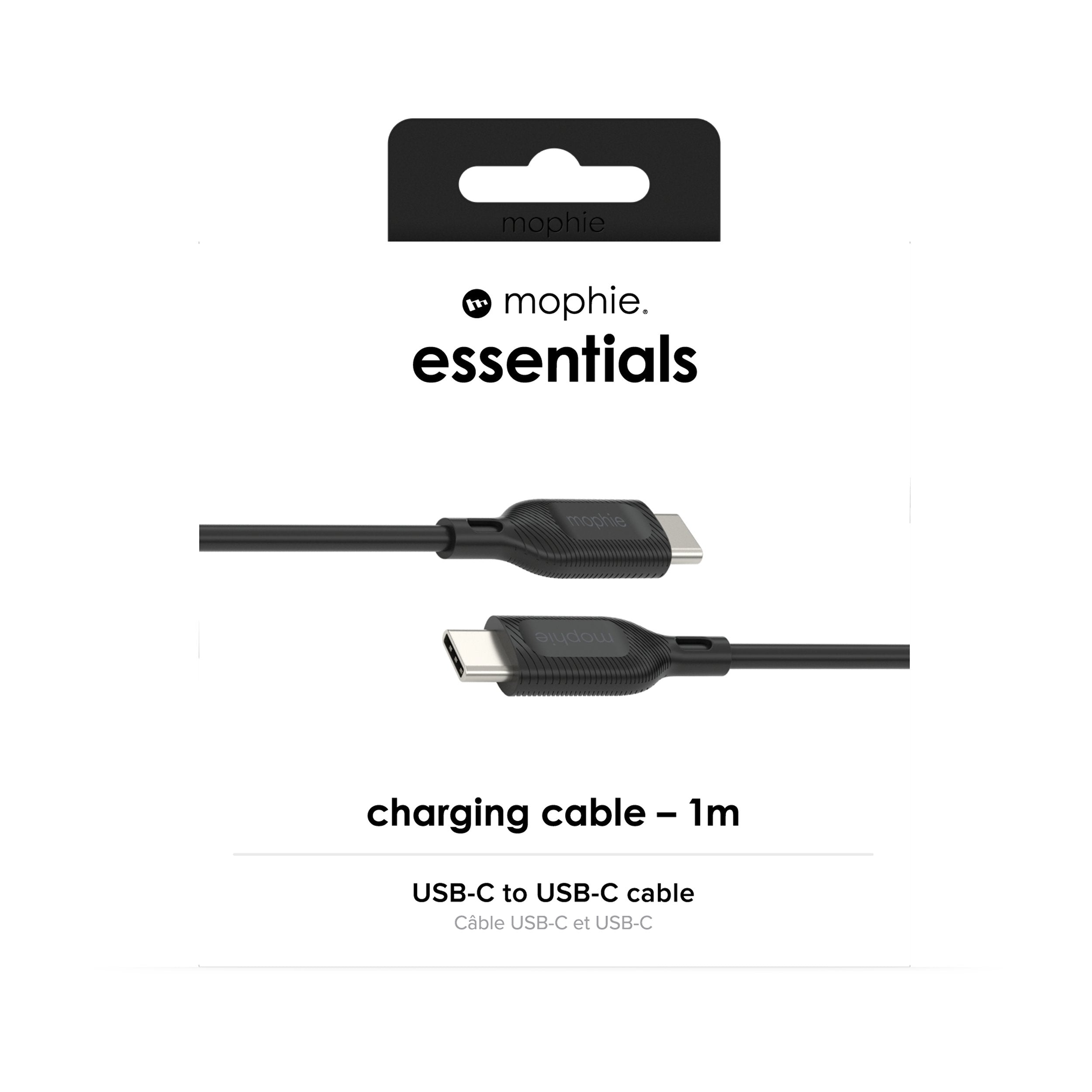 Cable Zagg Mophie Essentials Usb-C (M) A Usb-C (M) 1m Black