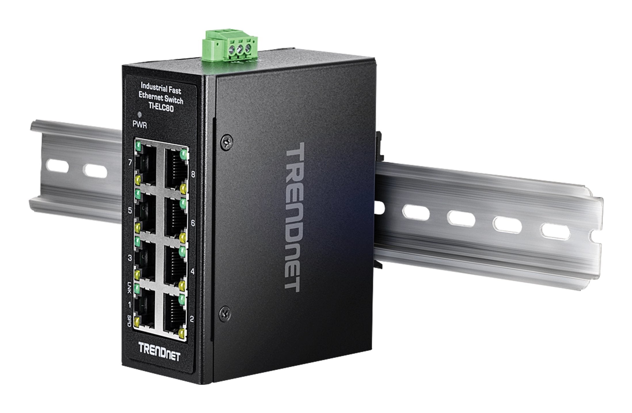 EAN 0710931162813 - Trendnet TI-ELC80 switch No administrado Fast Ethernet (10/100) Negro imagen 5