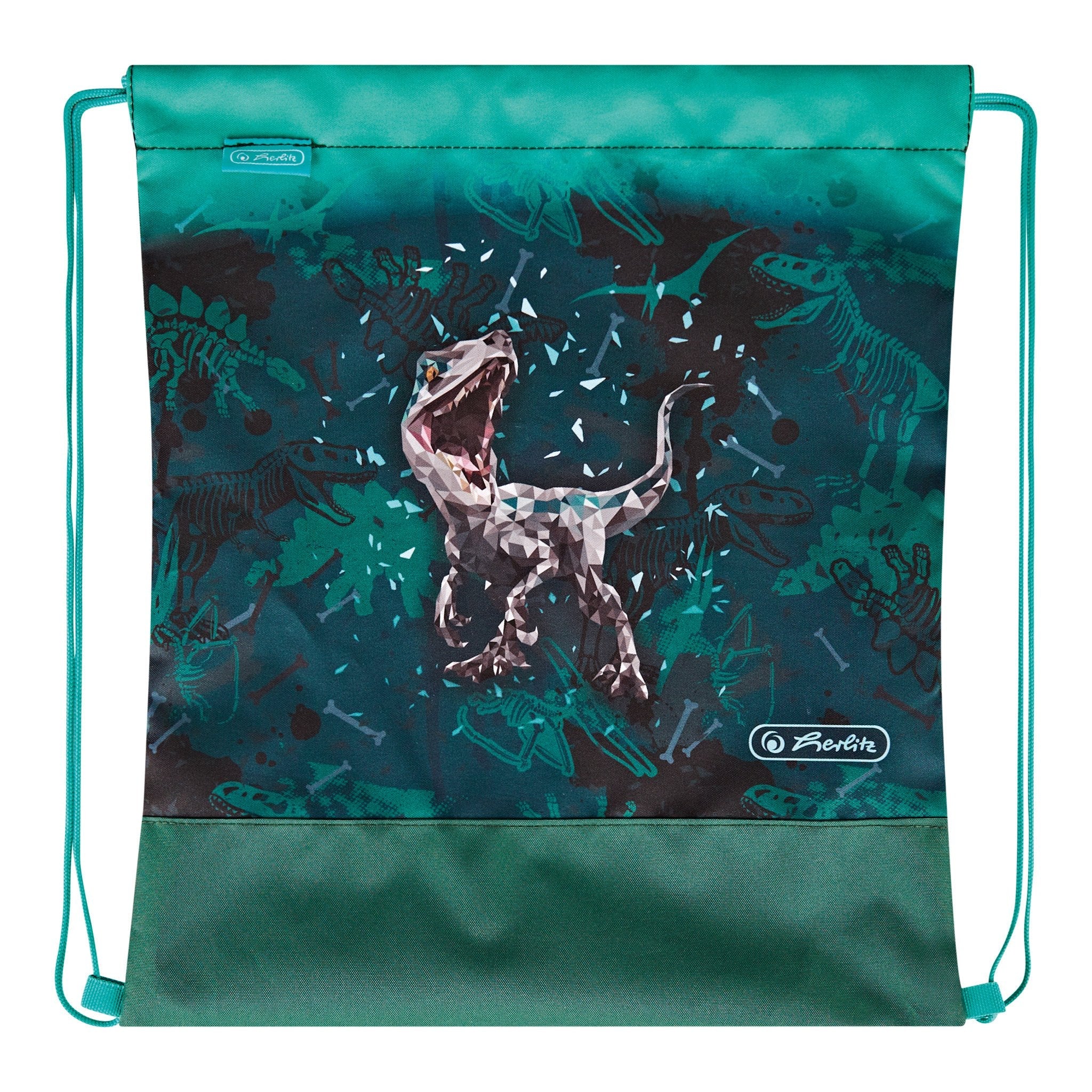 EAN 4008110358444 - Herlitz UltraLight Plus Green Rex juego de mochila escolar Niño Poliéster Verde, Turquesa imagen 11