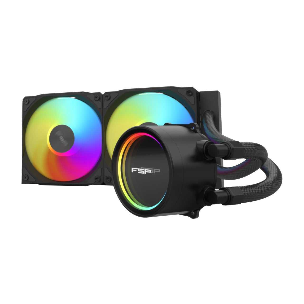 EAN 4711498481535 - FSP AE24-B Procesador Sistema de refrigeración líquida todo en uno 12 cm Negro 1 pieza(s) imagen 1