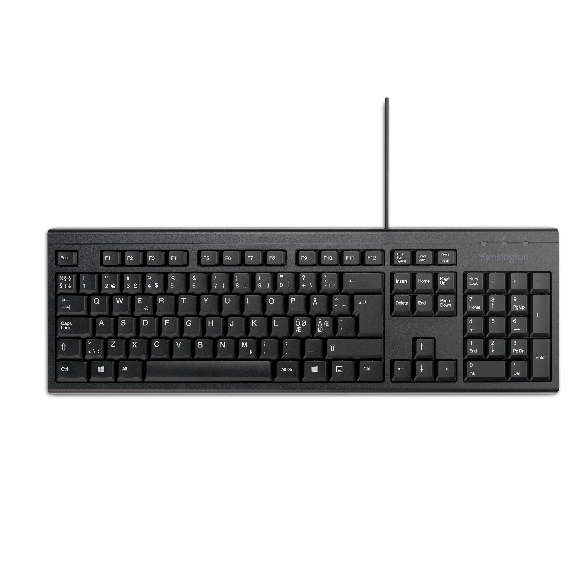 EAN 5028252645249 - Kensington KB100 EQ teclado Hogar / Oficina USB QWERTY Nórdico Negro imagen 5