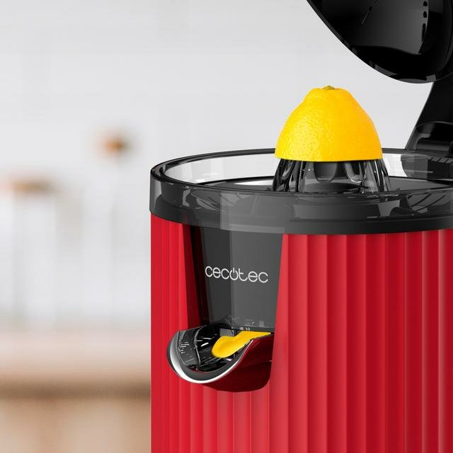 EAN 8435484038997 - Cecotec Xqueeze RetroJuice 600 Exprimidor lenta 600 W Negro, Rojo, Acero inoxidable imagen 8
