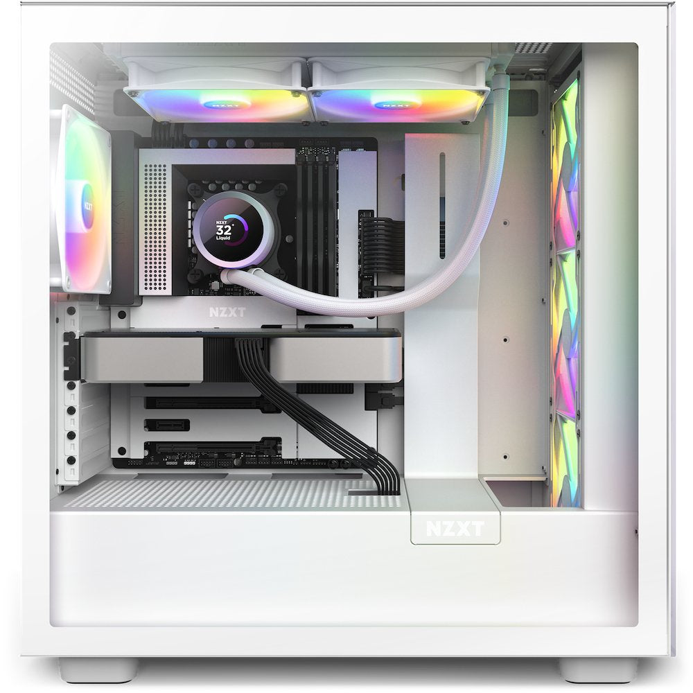 Nzxt Kraken 280 Rgb Procesador Sistema De Refrigeración Líquida Todo En Uno 14 Cm Blanco 1 Pieza(S)