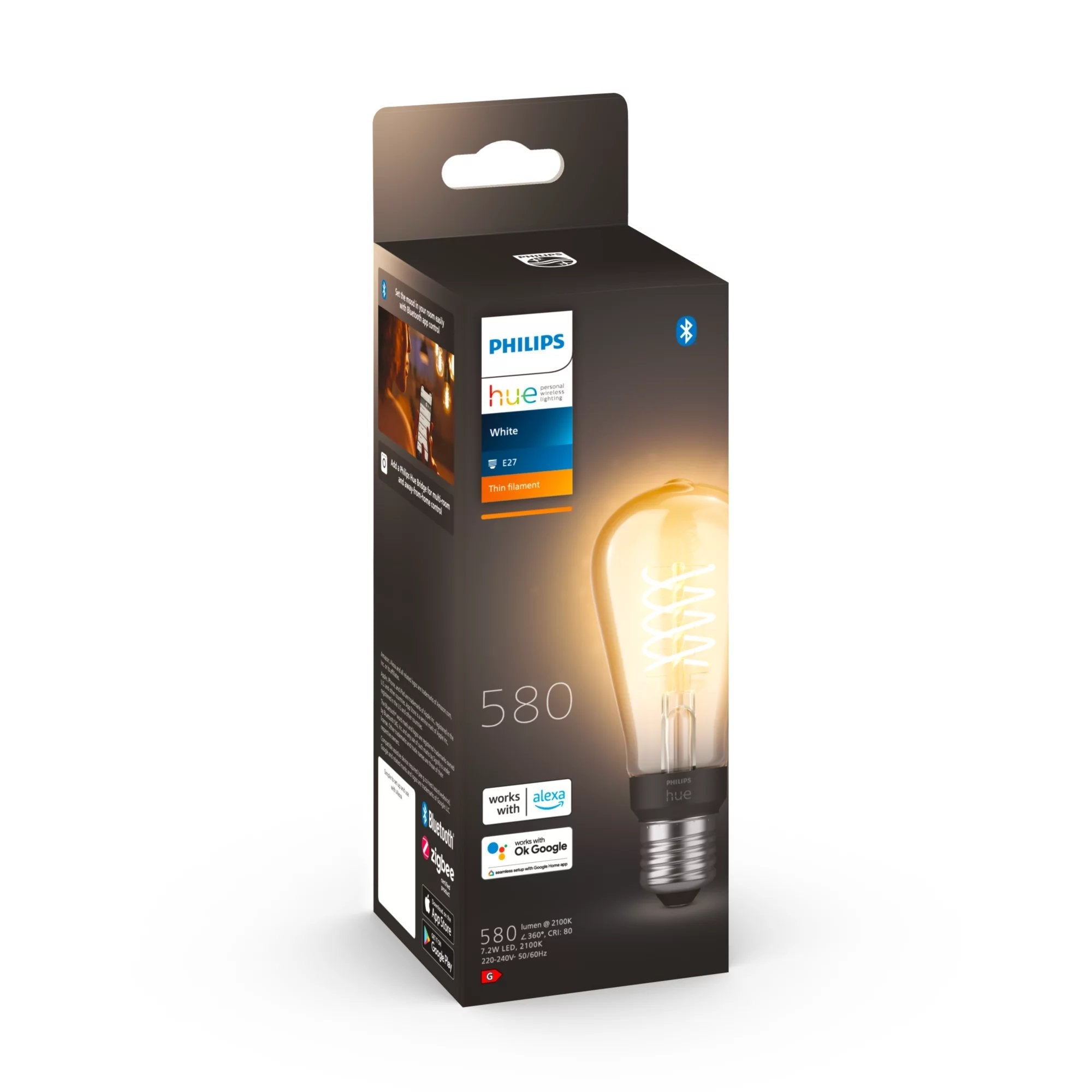 Philips St64 Edison Bombilla Inteligente E27