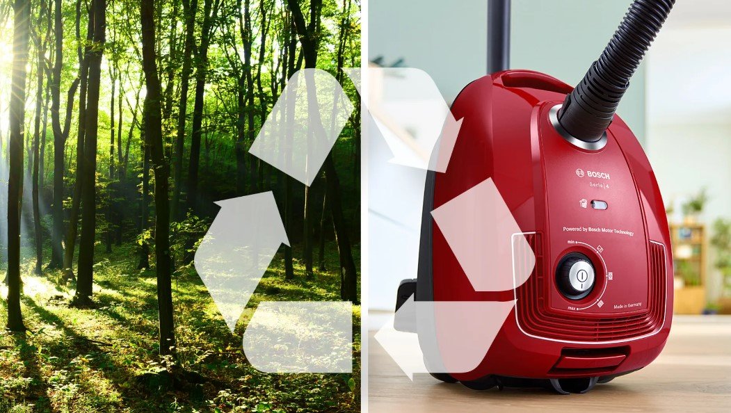 Aspirador Serie De Hogar De Bosch 4 Bgd38rd1h De Bidón Rojo