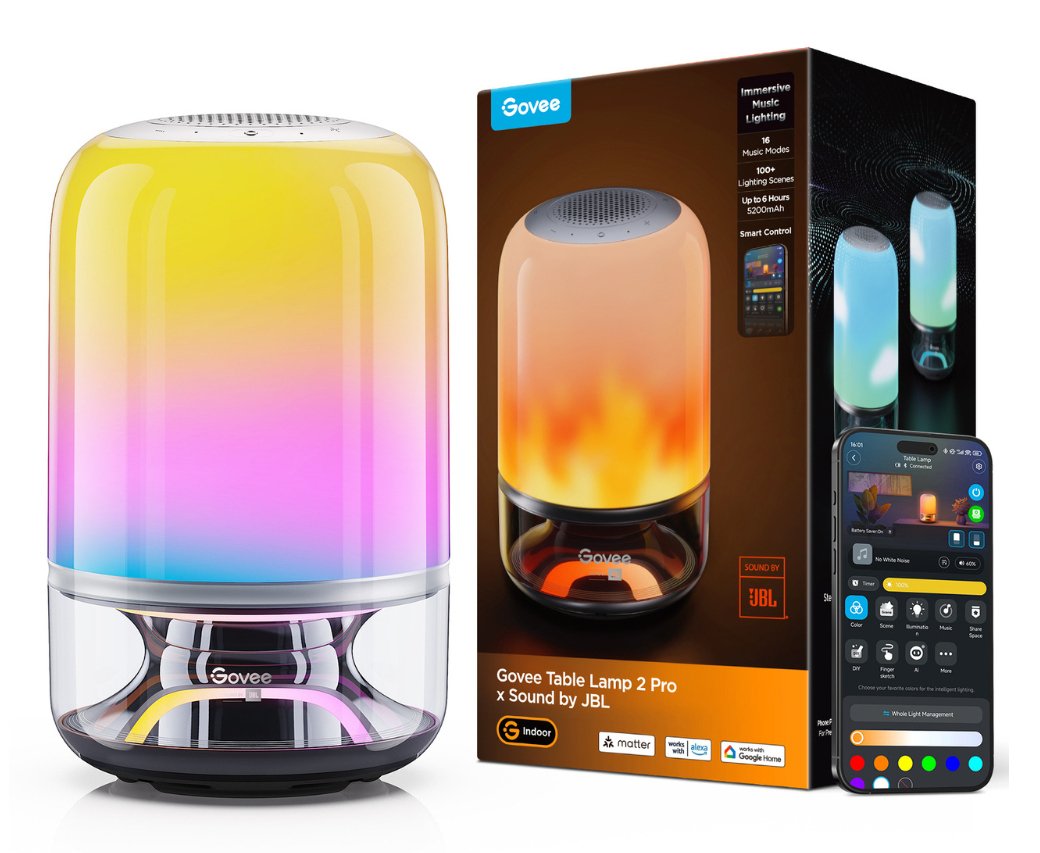 Govee Rgbicww Table Lamp 2 Pro Sound By Jbl*