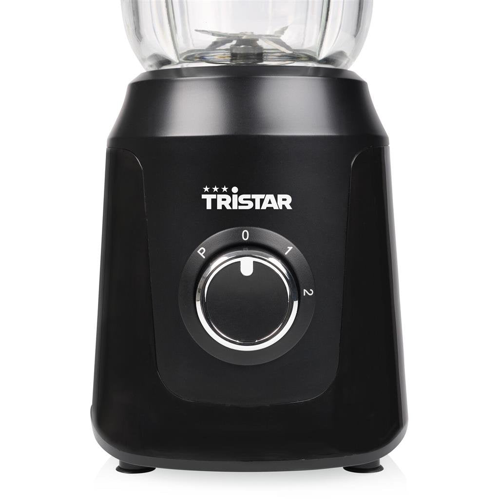 EAN 8712836992894 - Tristar BL-4482 licuadora 1 L Batidora de vaso 350 W Negro, Transparente imagen 2