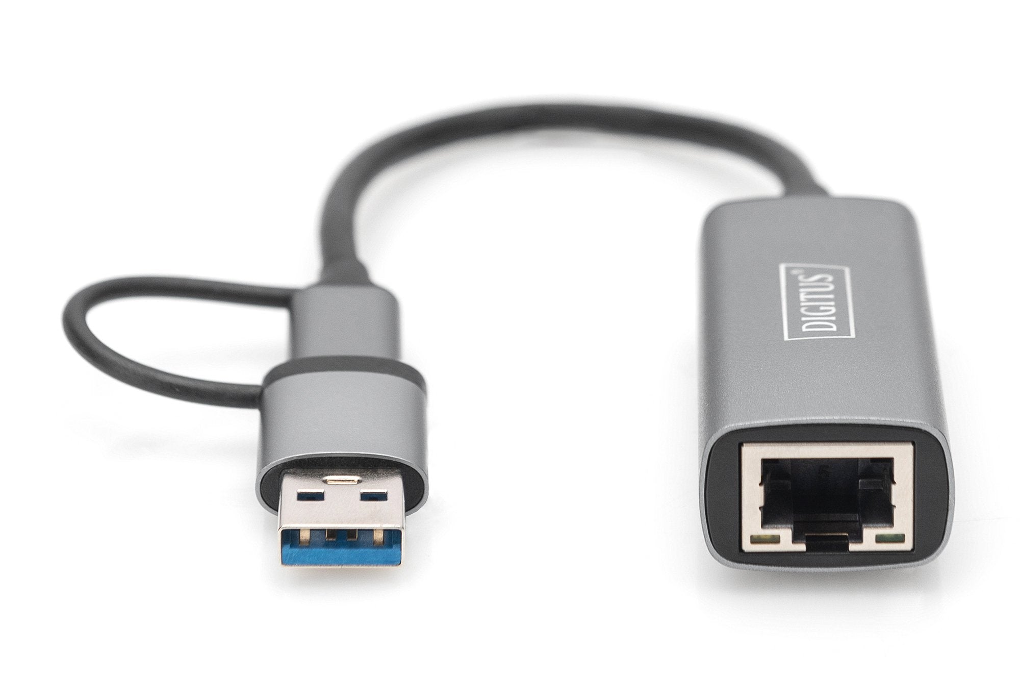 EAN 4016032473572 - Digitus DN-3028 cambiador de género para cable USB-C USB 3.1 RJ-45 Gris imagen 4