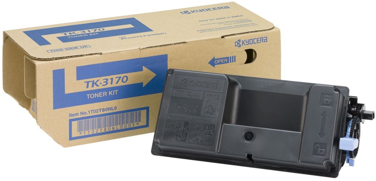 EAN 5704174863694 - KYOCERA TK-3170 cartucho de tóner 1 pieza(s) Original Negro imagen 1