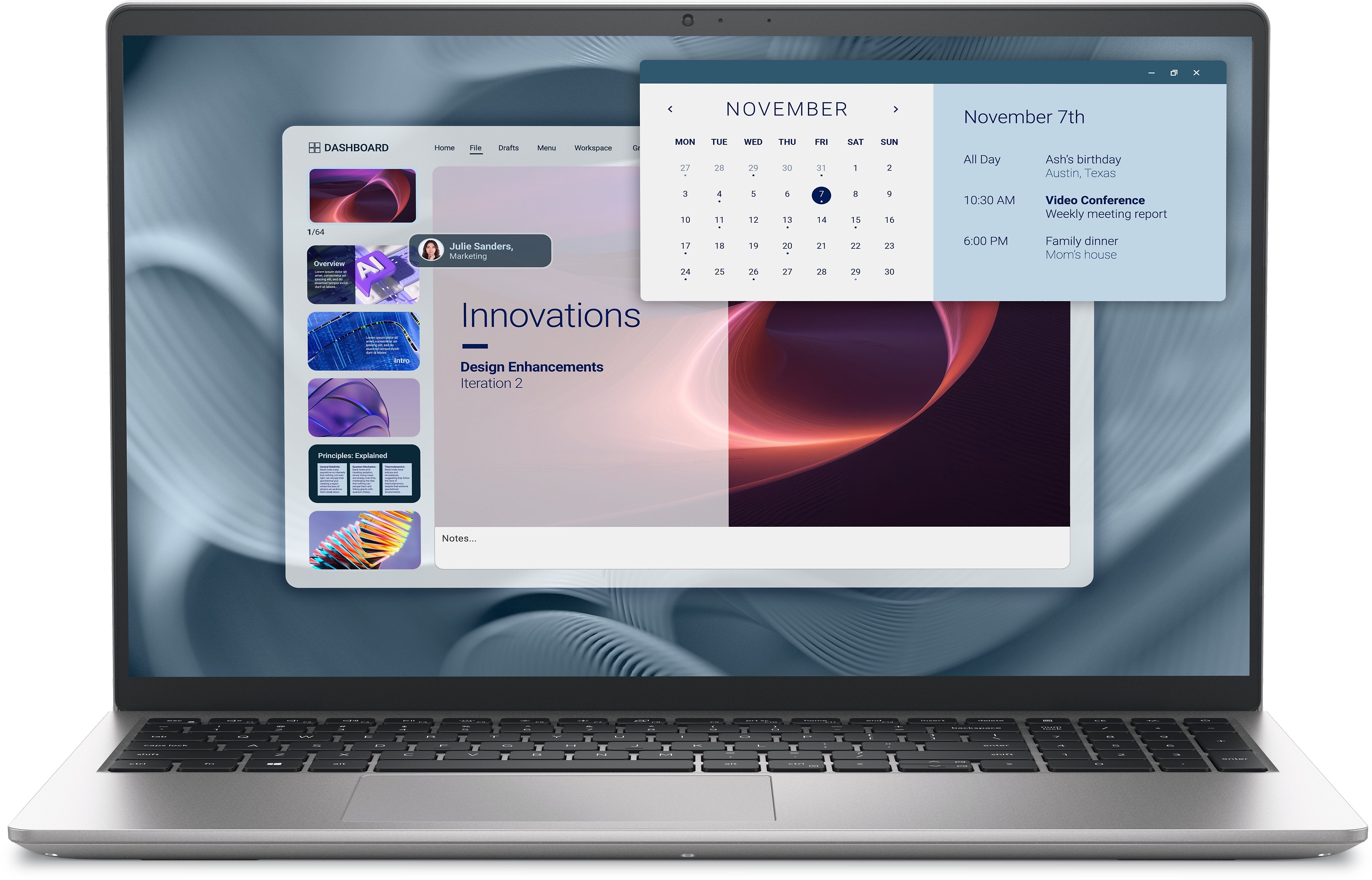 Dell Pro 15 Essential (M7k36), Portátil Plateado, Intel® Core I7-1355u, Gráficos Intel® Uhd, 16 Gb Ddr5, 512 Gb (512 Gb Ssd), Windows 11 Pro M7k36