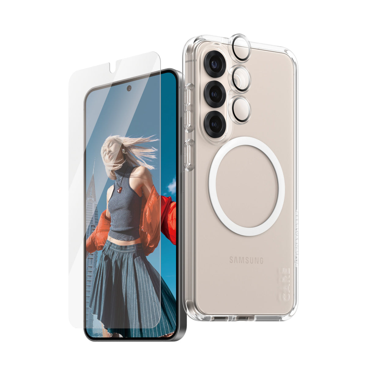 EAN 5715685016172 - PanzerGlass ® | CARE™ by ® 3-in-1 Bundle Samsung Galaxy S25 Protector de pantalla 1 pieza(s) imagen 1