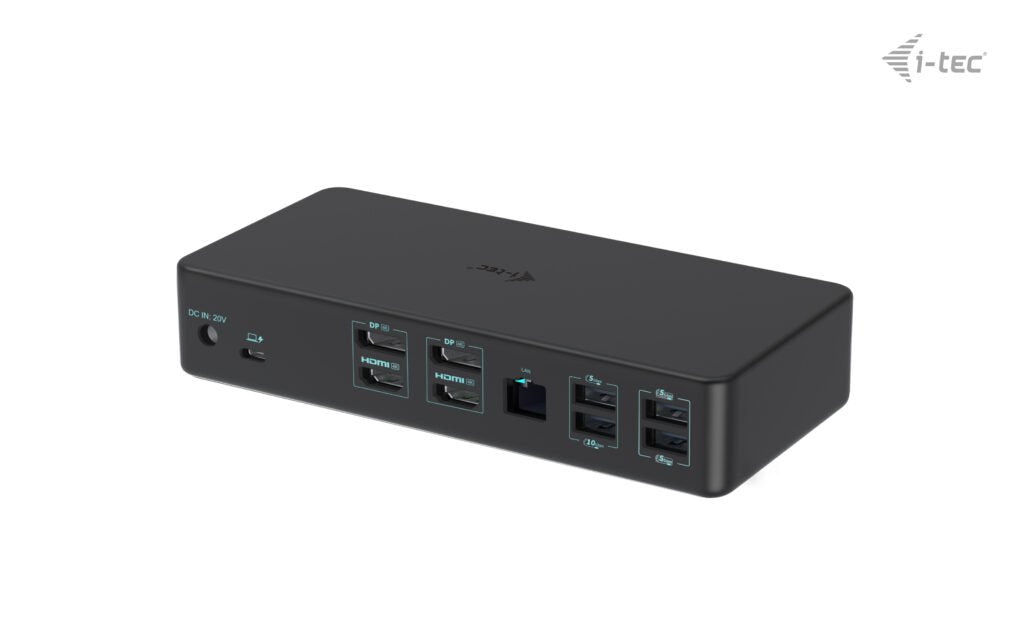 EAN 8595611706394 - i-tec CADUAL4KDOCKPD2 base para portátil y replicador de puertos Alámbrico USB 3.2 Gen 1 (3.1 Gen 1) Type imagen 3