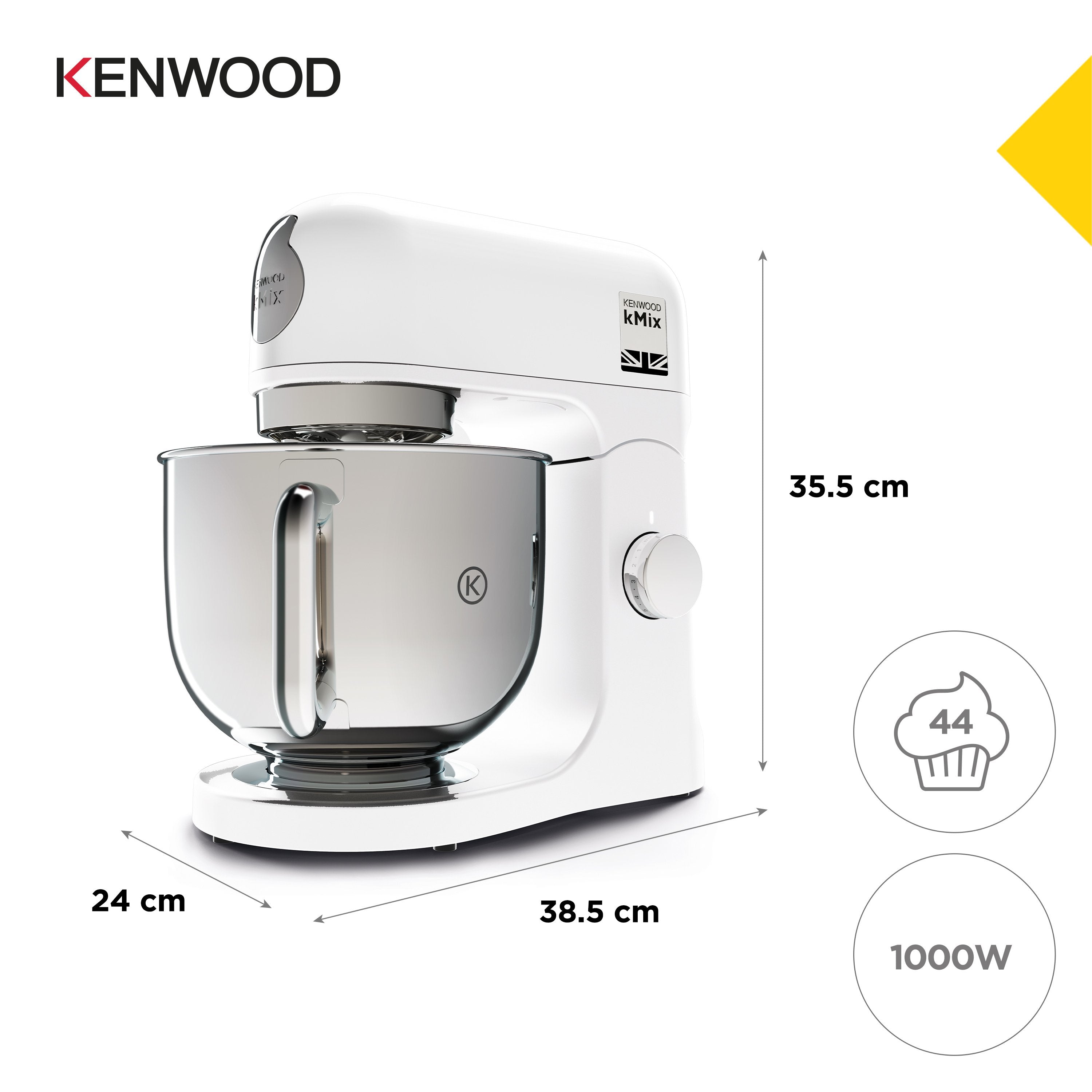 EAN 5011423197708 - Kenwood kMix robot de cocina 1000 W 5 L Blanco imagen 3