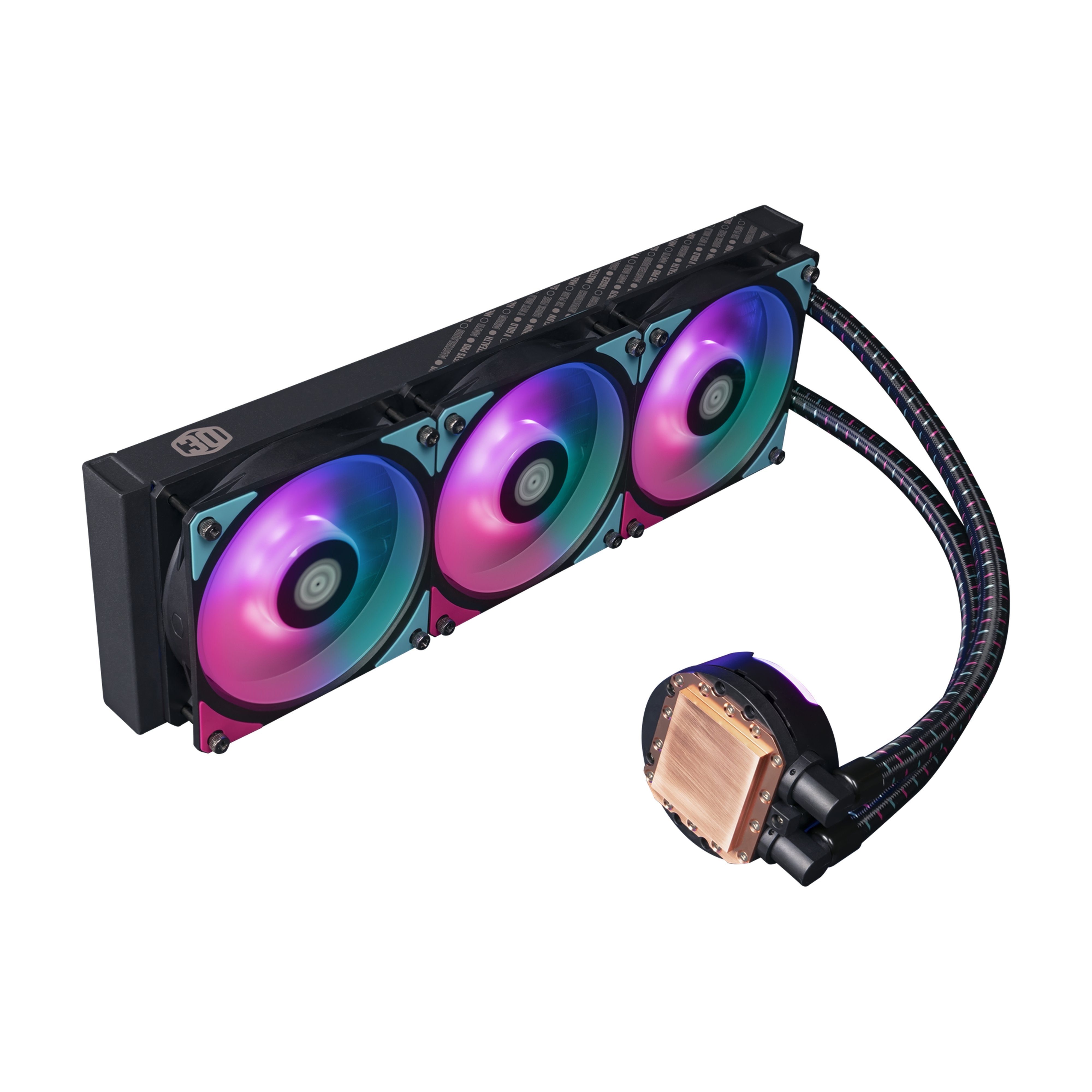 Kit Watercooling Cooler Master Masterliquid Pl360 Flujo 30th Anniversary Rgb - 360mm (Negro)