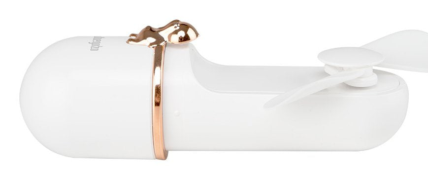 Orbegozo Hf 2500 Ventilador De Mano Elegancia Portatil - 2 Velocidades De Ventilacion - Diseño Compacto Y Elegante