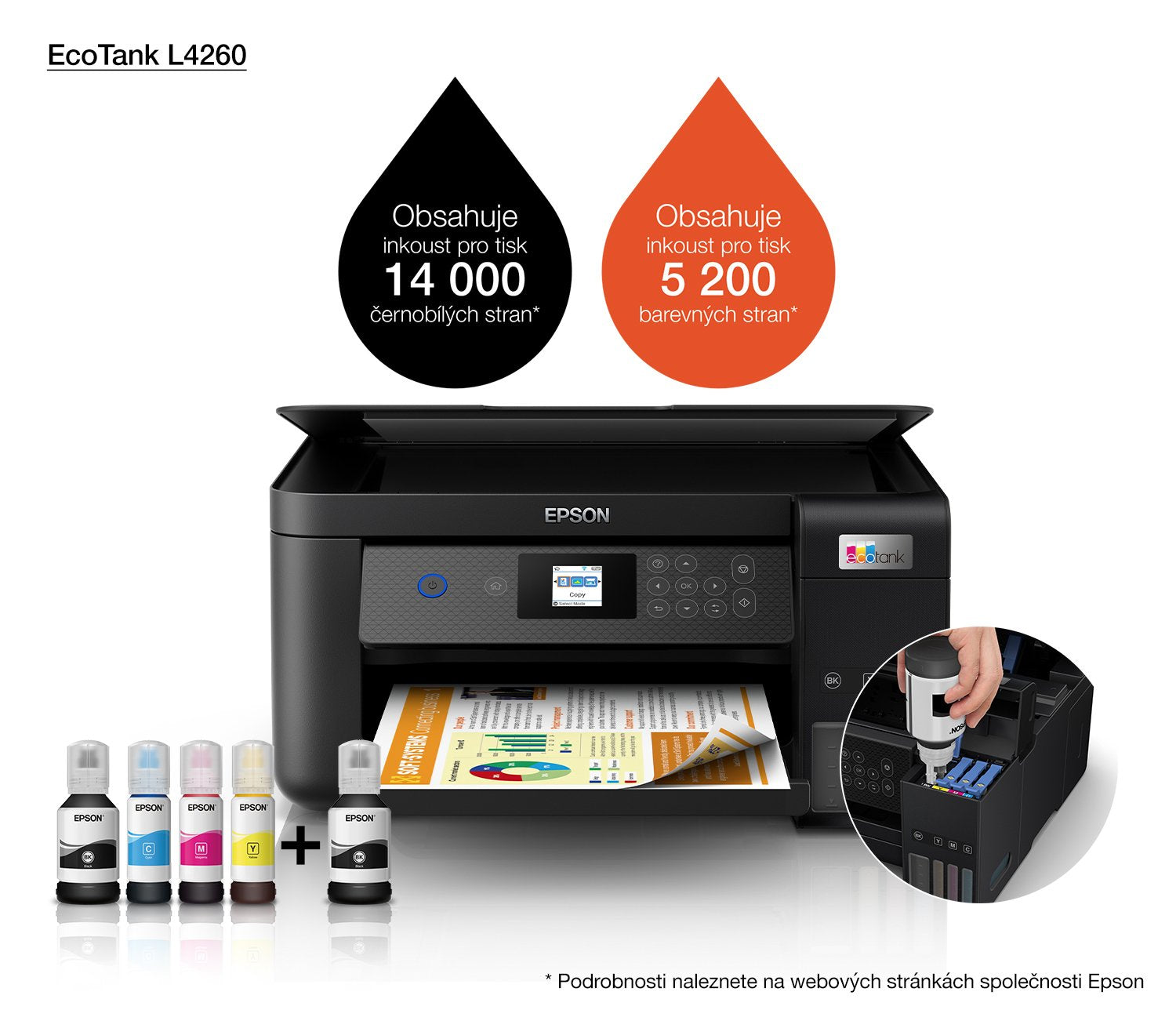 EAN 8715946686516 - Epson EcoTank L4260 Inyección de tinta A4 5760 x 1440 DPI 33 ppm Wifi imagen 19