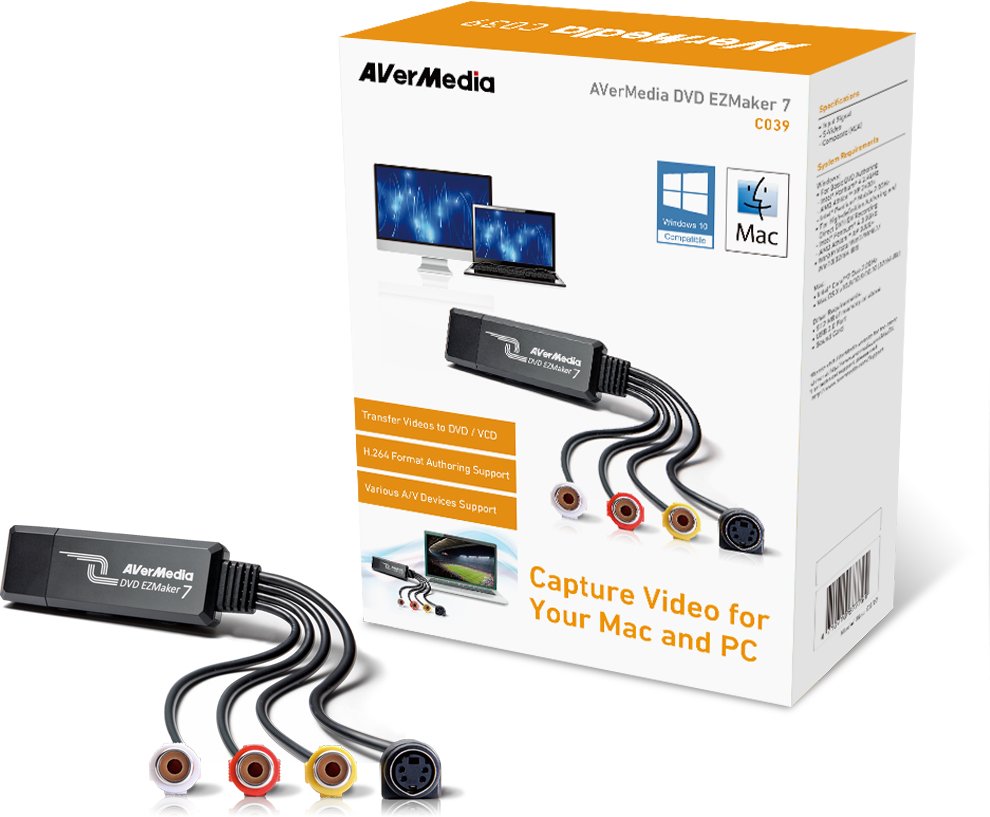 EAN 4710710677794 - AVerMedia DVD EZMaker 7 dispositivo para capturar video USB 2.0 imagen 1