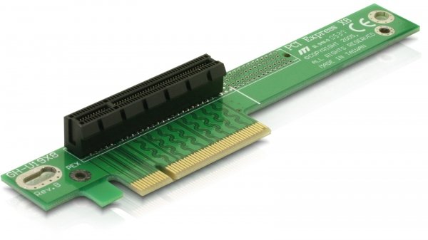 Delock Tarjeta Elevadora Pci Express X8 > X8 90° Izquierda Angular
