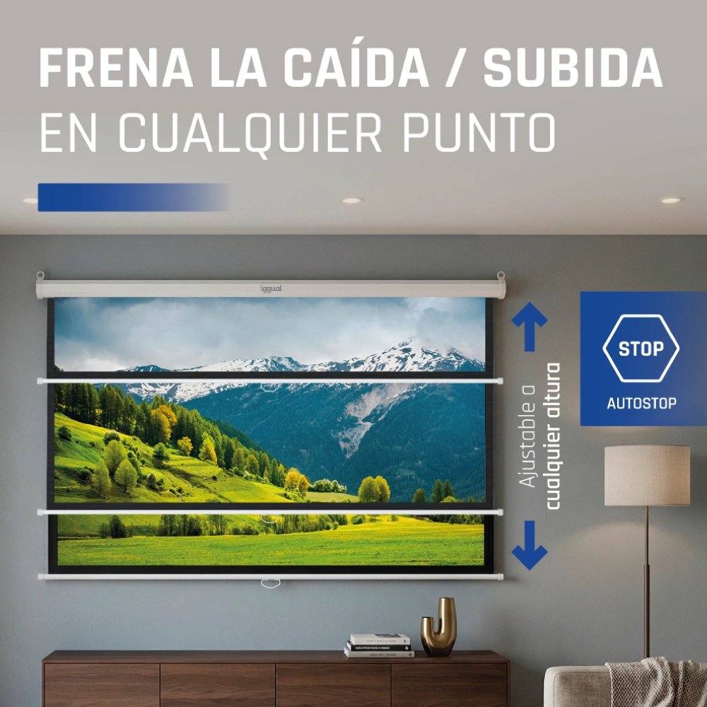EAN 8435364319673 - iggual PSIMS159 pantalla de proyección 182,9 cm (72") imagen 8
