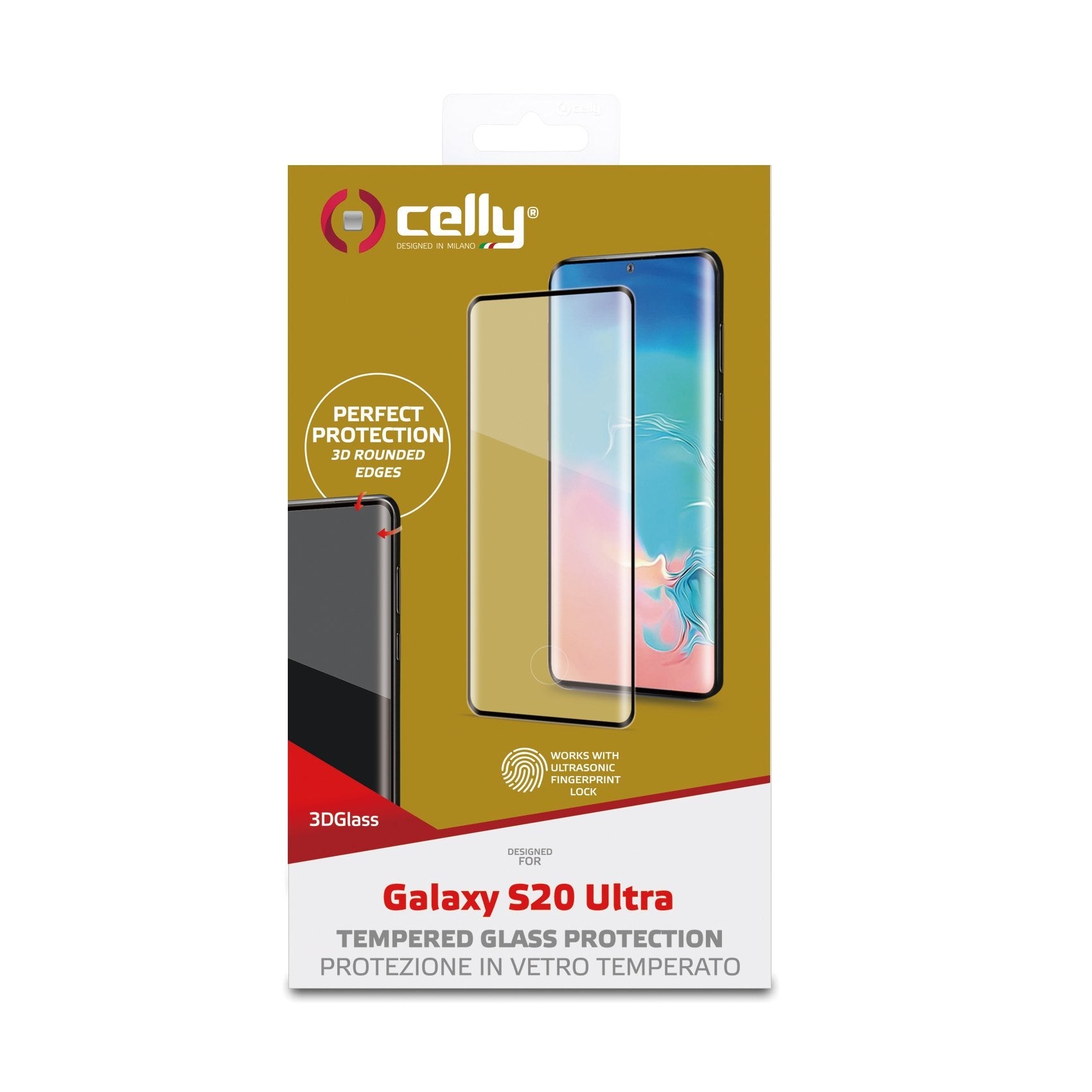 EAN 8021735757481 - Celly 3DGLASS991BK protector de pantalla o trasero para teléfono móvil Samsung 1 pieza(s) imagen 3