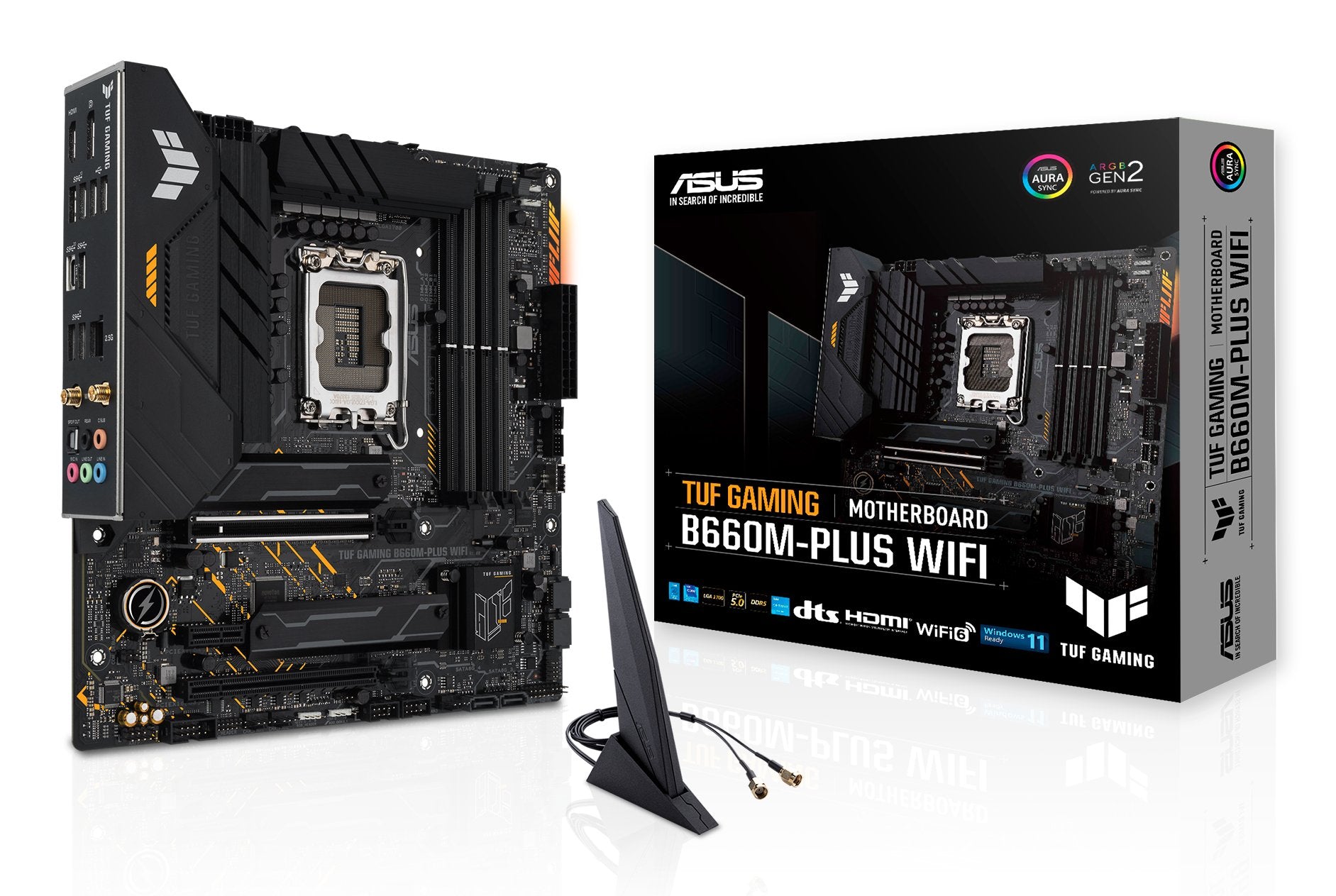 EAN 4711081604358 - ASUS TUF GAMING B660M-PLUS WIFI Intel B660 LGA 1700 micro ATX imagen 1