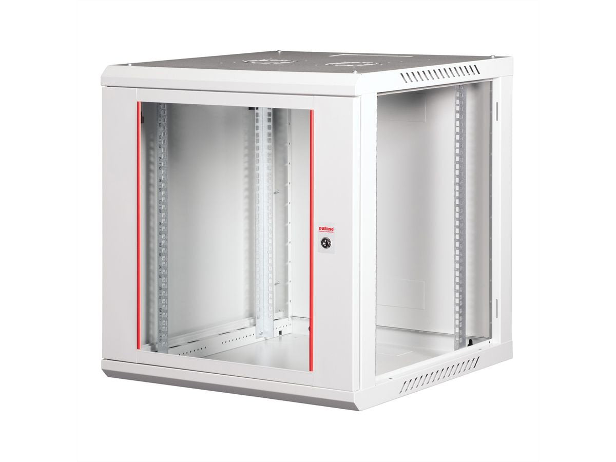 Roline 19-Zoll Wandgehuse Basic Plus 12he, 600x600 Bxt Grau