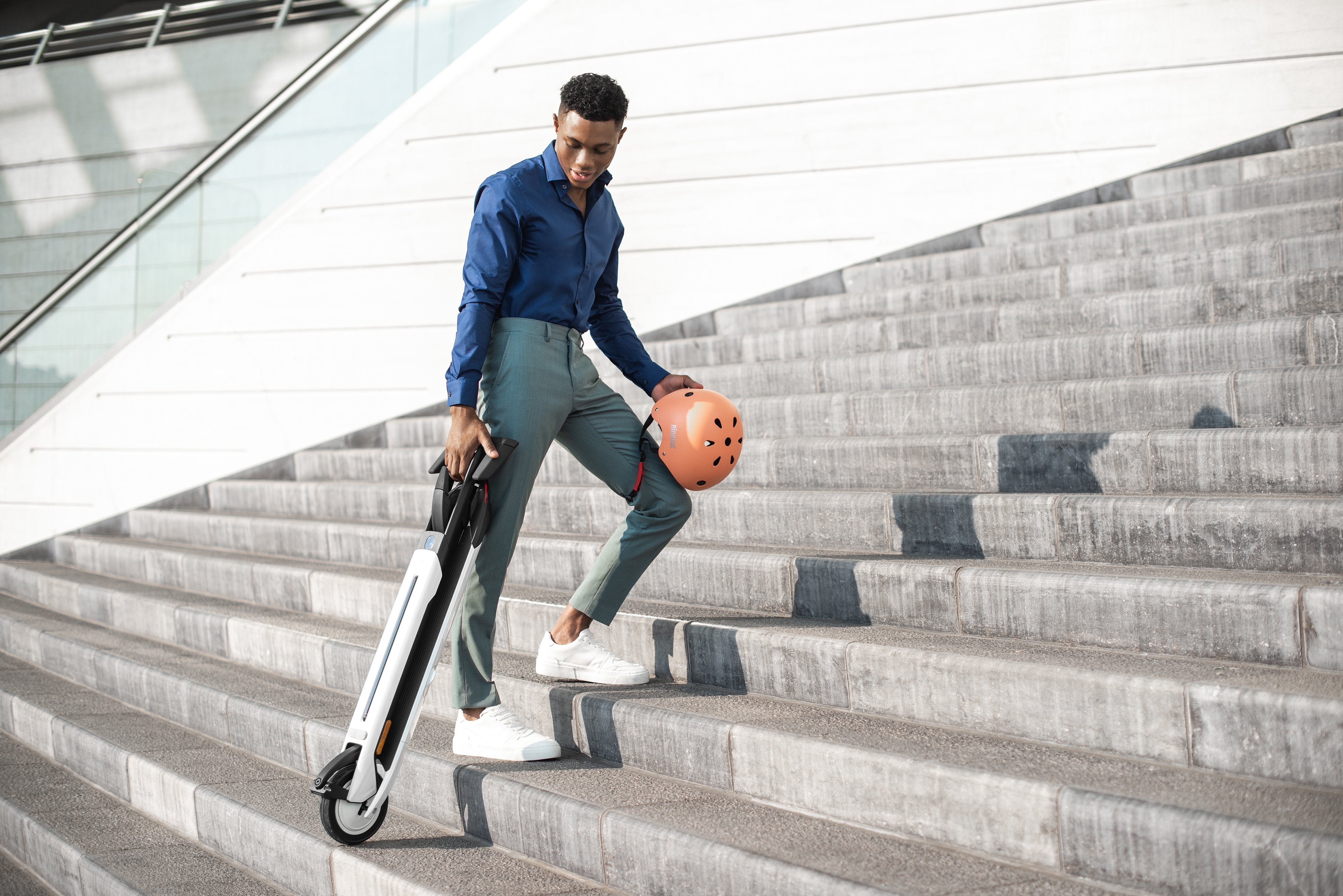 Ninebot Kickscooter Air T15e Scooter Eléctrica 20 Km/H Blanco