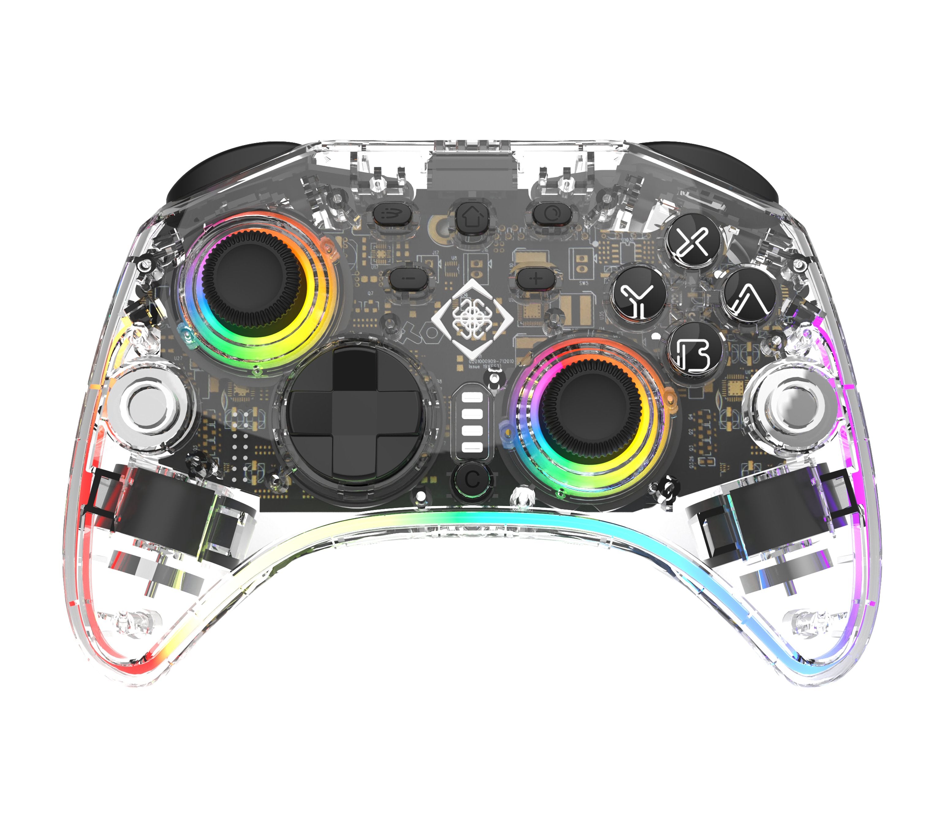 EAN 7333048072511 - Deltaco Gaming GAM-198-T mando y volante Transparente Bluetooth/USB Gamepad Nintendo Switch, Nintendo Swi imagen 1