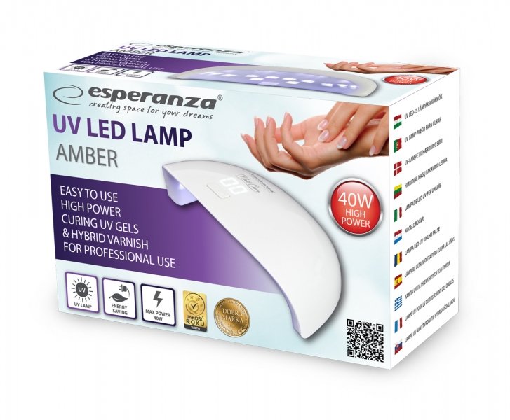 EAN 5901299950364 - Esperanza EBN009 secador de uñas 40 W UV + LED imagen 3