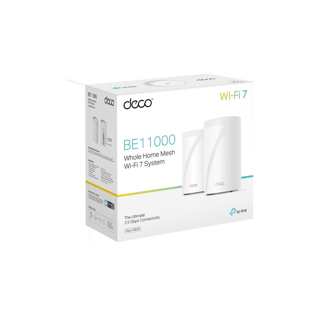 EAN 4897098686980 - TP-Link Deco BE65 Tribanda (2.4 GHz / 5 GHz / 6 GHz) Wi-Fi 7 (802.11be) Blanco 4 Interno imagen 4