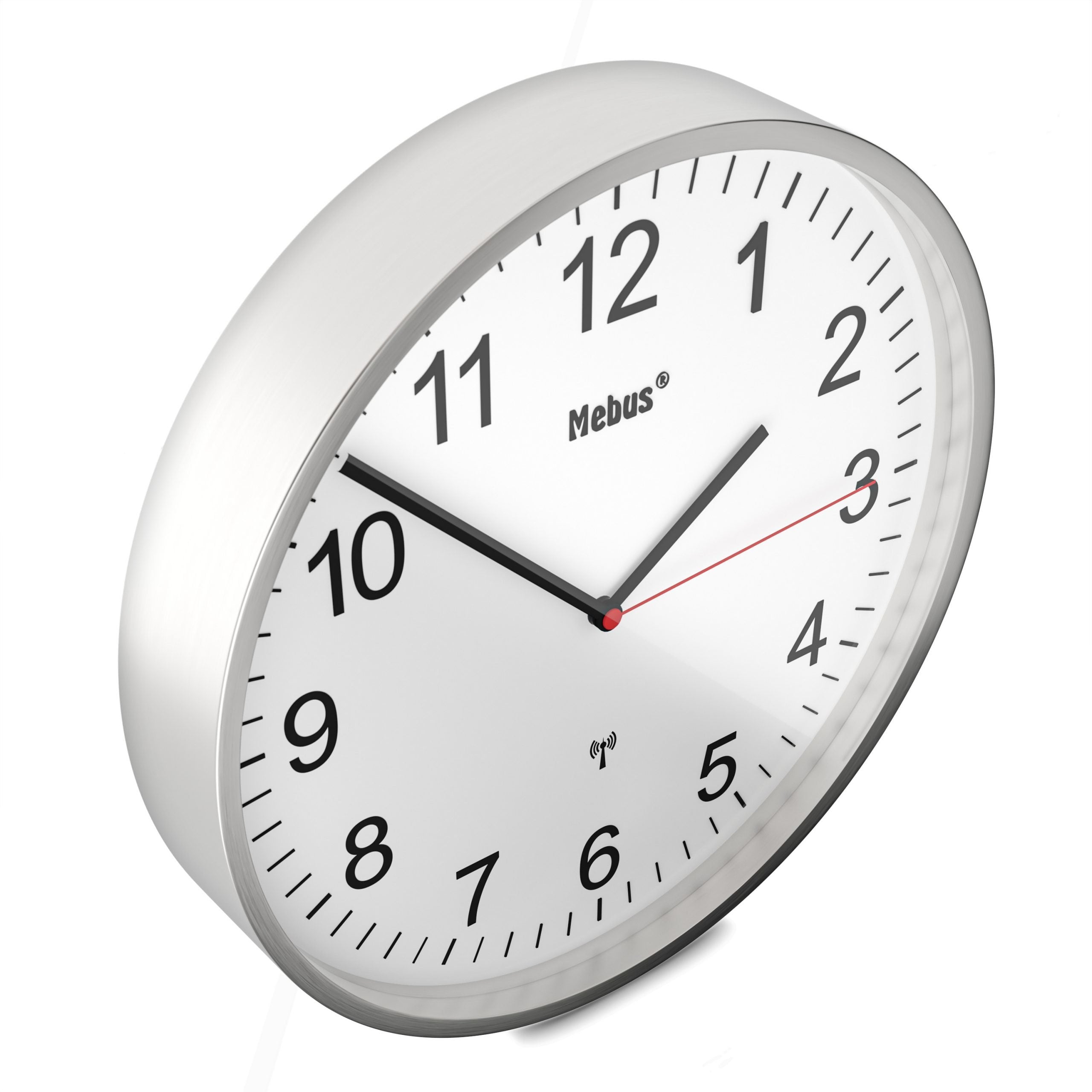 Reloj De Pared Controlado Por Radio Mebus 19411