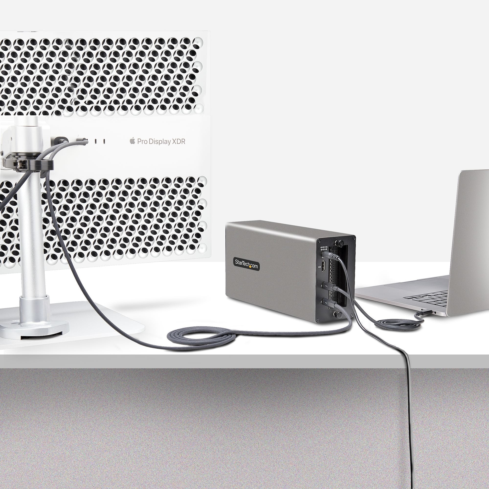 Startech.Com Caja De Expasión Thunderbolt 3 A Pci Express - Carcasa Con 2 Ranuras Pcie Para Portátiles - 8/4k Por Tb3/Dp 1.4 - Adaptador Tb3 A Pcie - No Compatible Con Tarjetas Gráficas Gpus