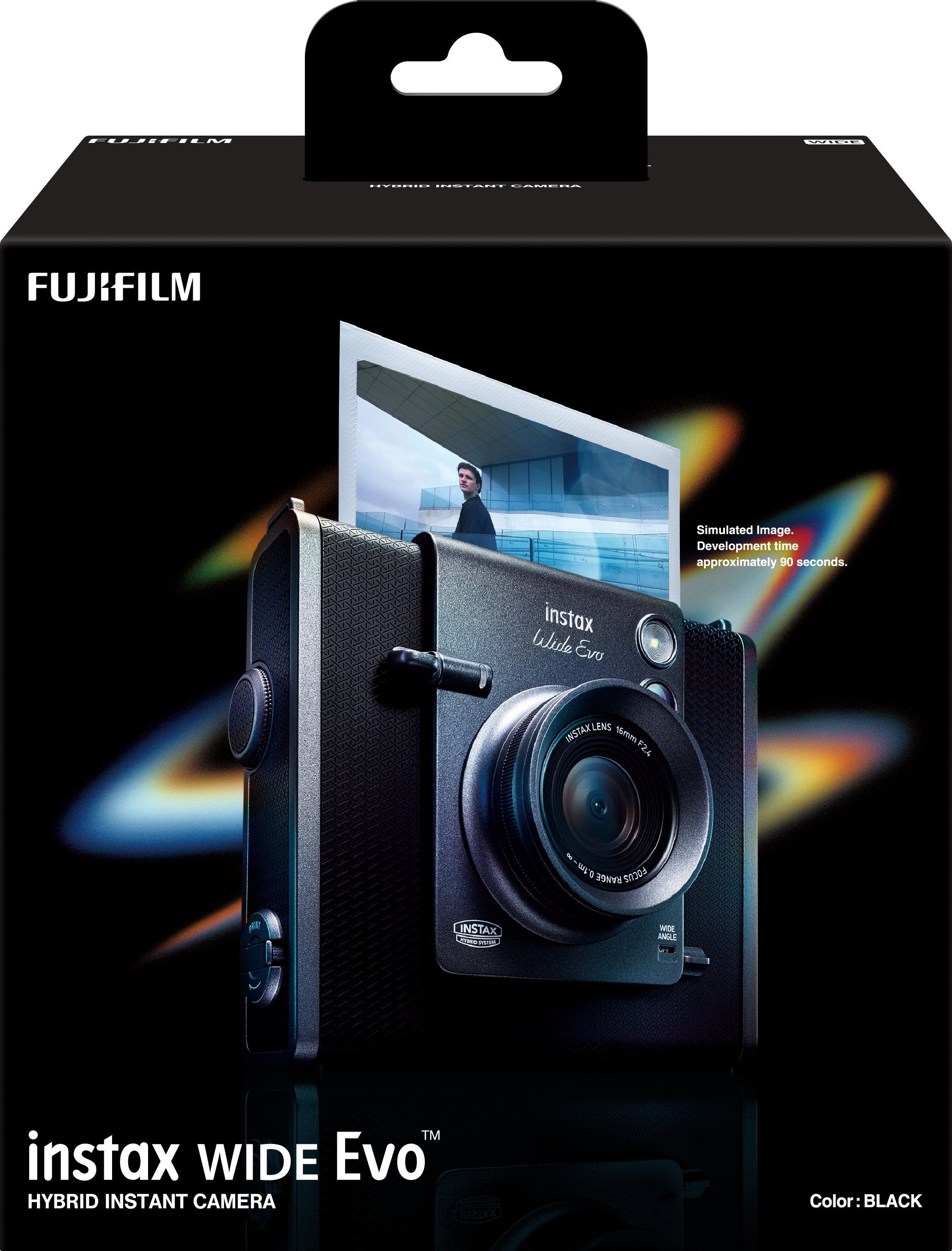 Cámara Fujifilm 16840933 / Inmax Wide Evo Emándar Negro