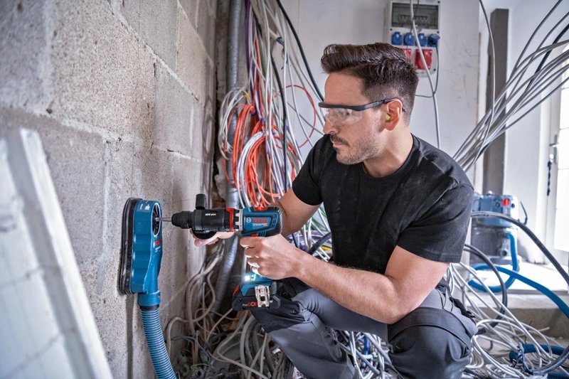 Bosch Professional Taladro Atornillador A Batería Gsr 18v-90 Fc Sin Batería Ni Cargador, En L-Boxx