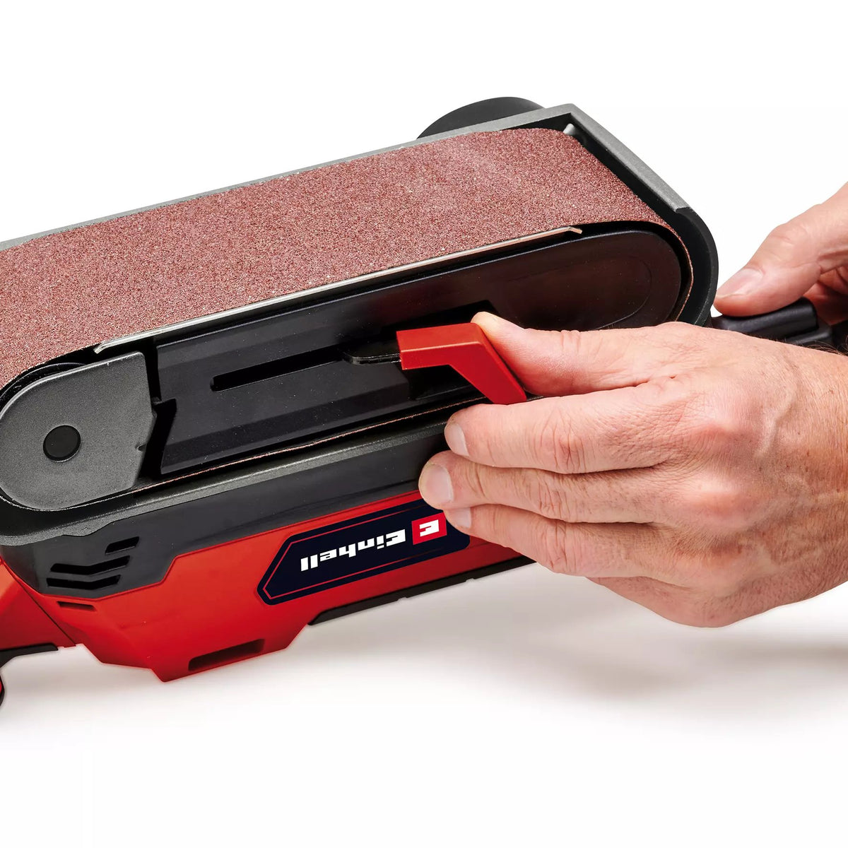 EAN 4006825668407 - Einhell TE-BS 850 E Lijadora de banda 400 RPM Gris, Rojo 850 W imagen 7