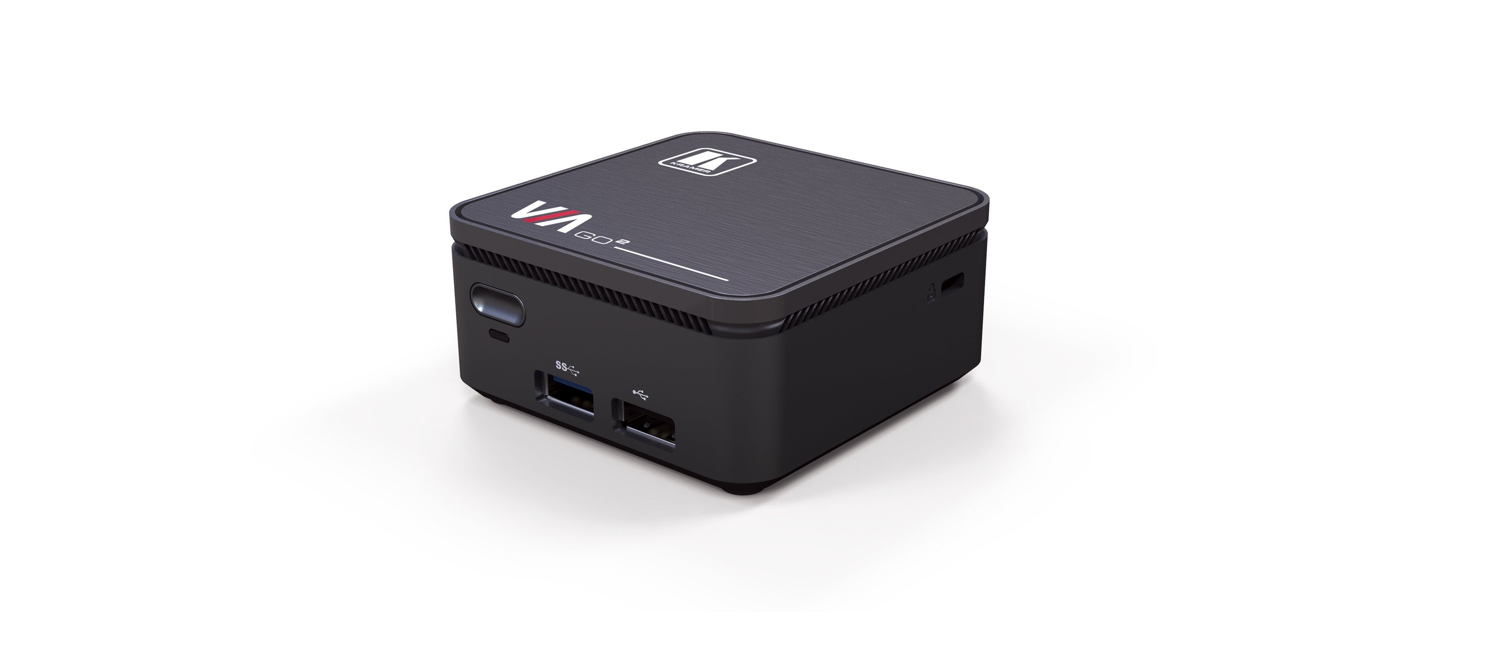 Via Go2. Compact + Secure 4k Perp Wireless Presentation Device