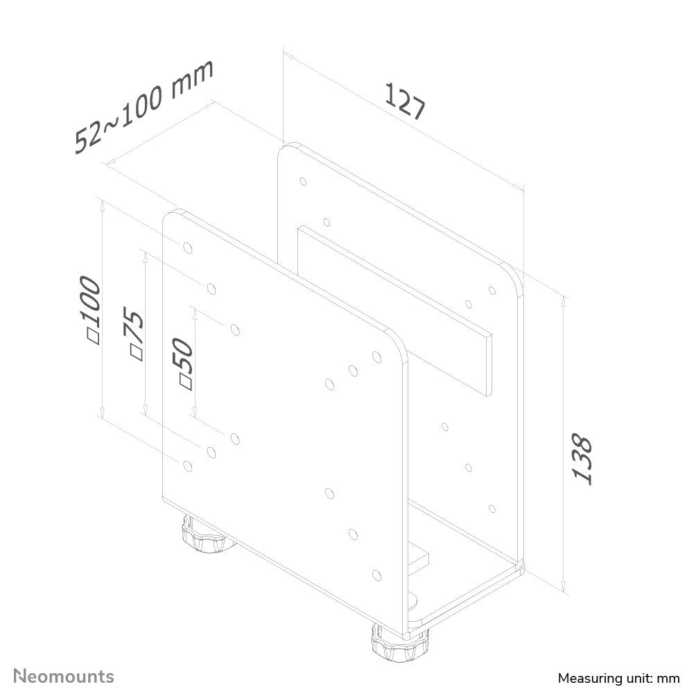 Newstar Soporte Para Miniordenador Newstar Thinclient-20 (138mm)