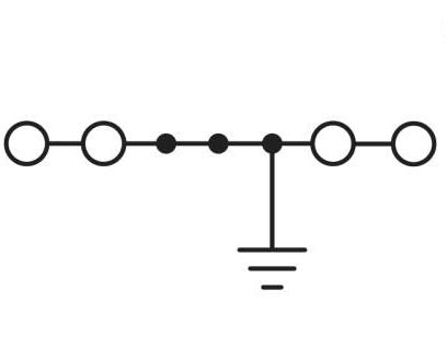 Phoenix 3209565 Pt 2,5-Twin-Pe Schutzleiterreihenklemme
