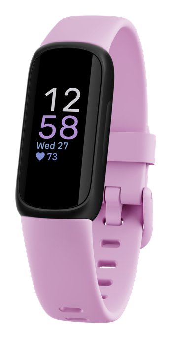 EAN 0810073610088 - Fitbit Inspire 3 AMOLED Funda de brazo para monitor de actividad física Negro, Lila imagen 1