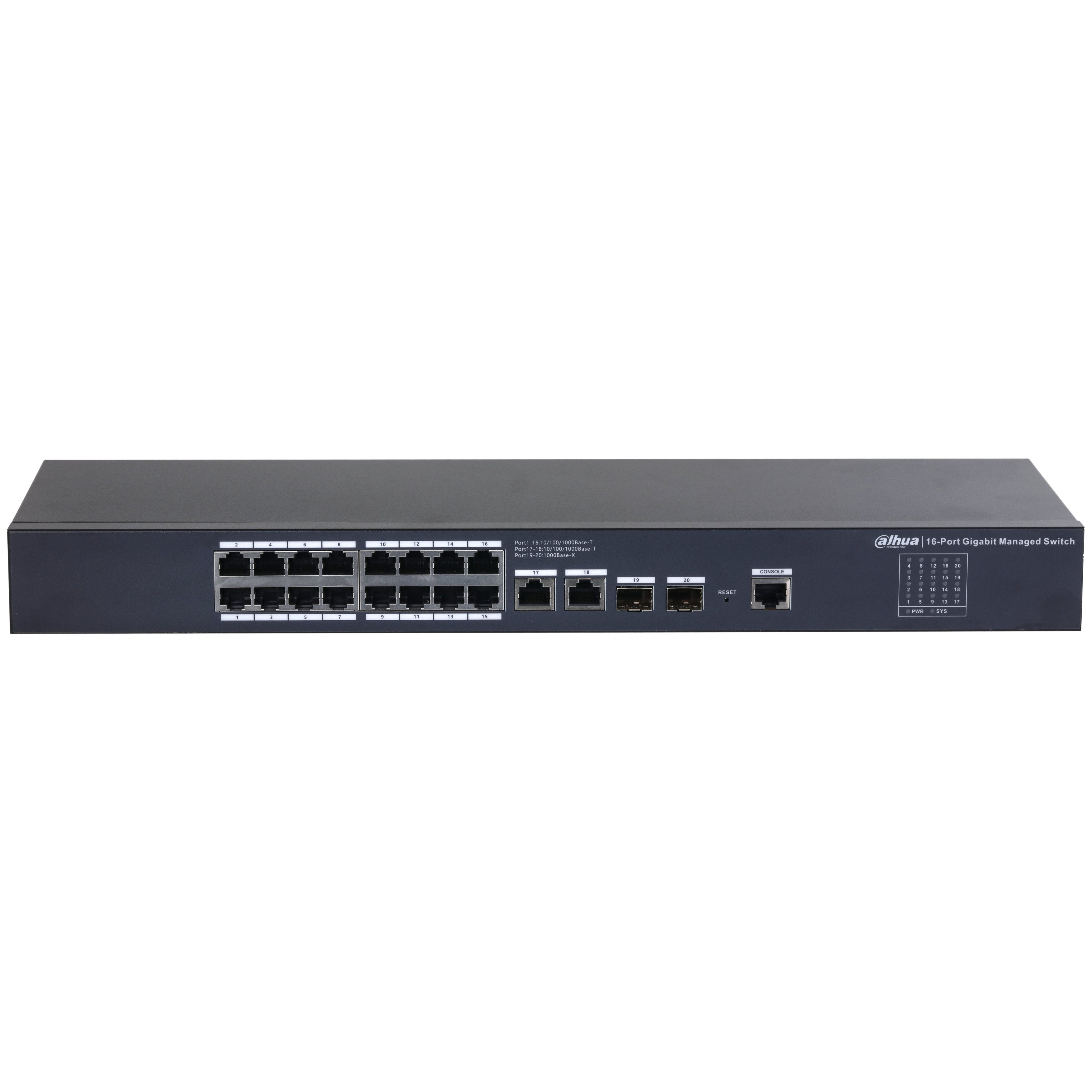 EAN 6923172593948 - Dahua Technology SG4020 Gestionado L2 Gigabit Ethernet (10/100/1000) 1U Negro imagen 2