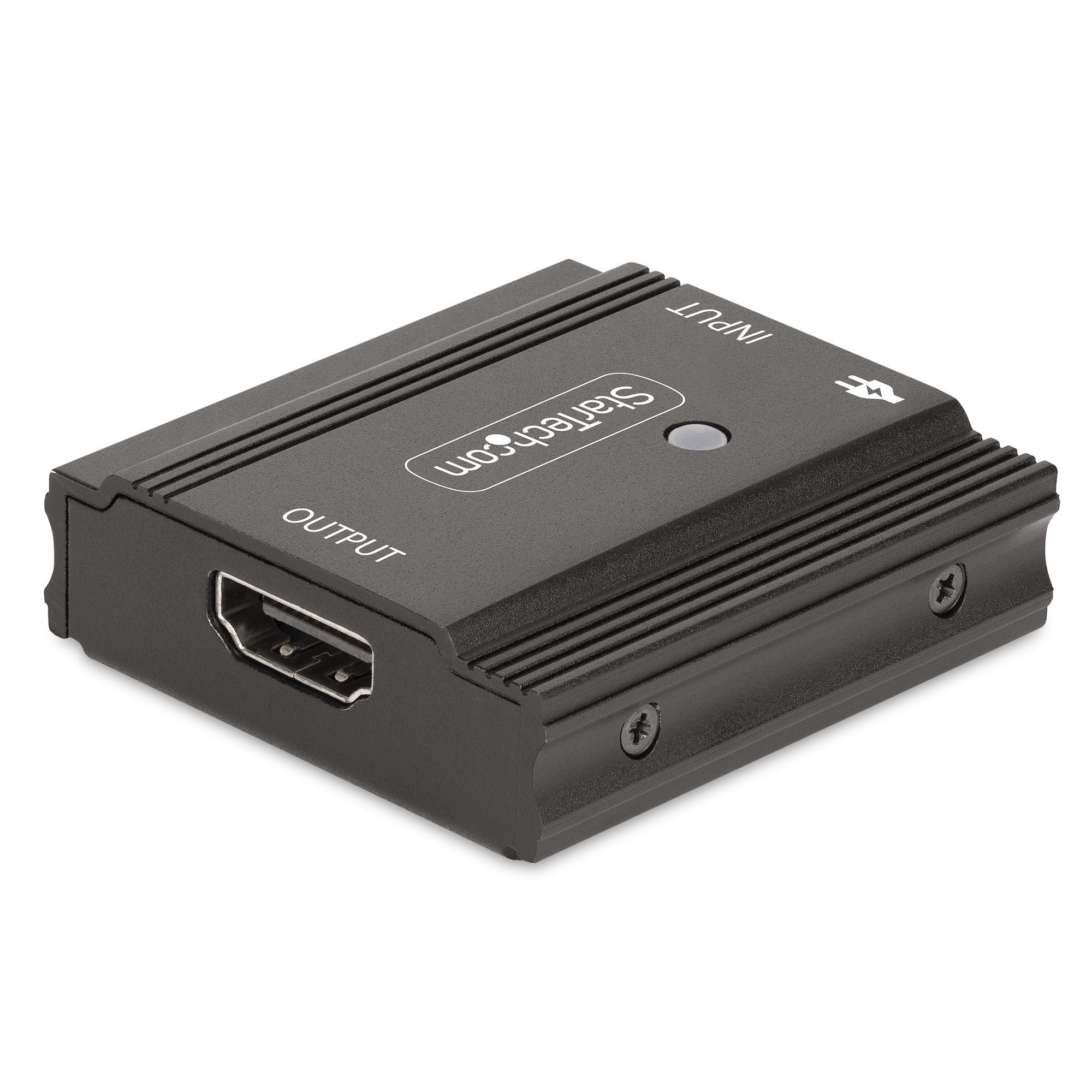 Startech.Com Amplificador De Señal Hdmi 8k 60hz / 4k 144hz - 10m - Repetidor Booster Hdmi 2.1 De Señal De Vídeo - Extensor Alargador Para Cables Hdmi