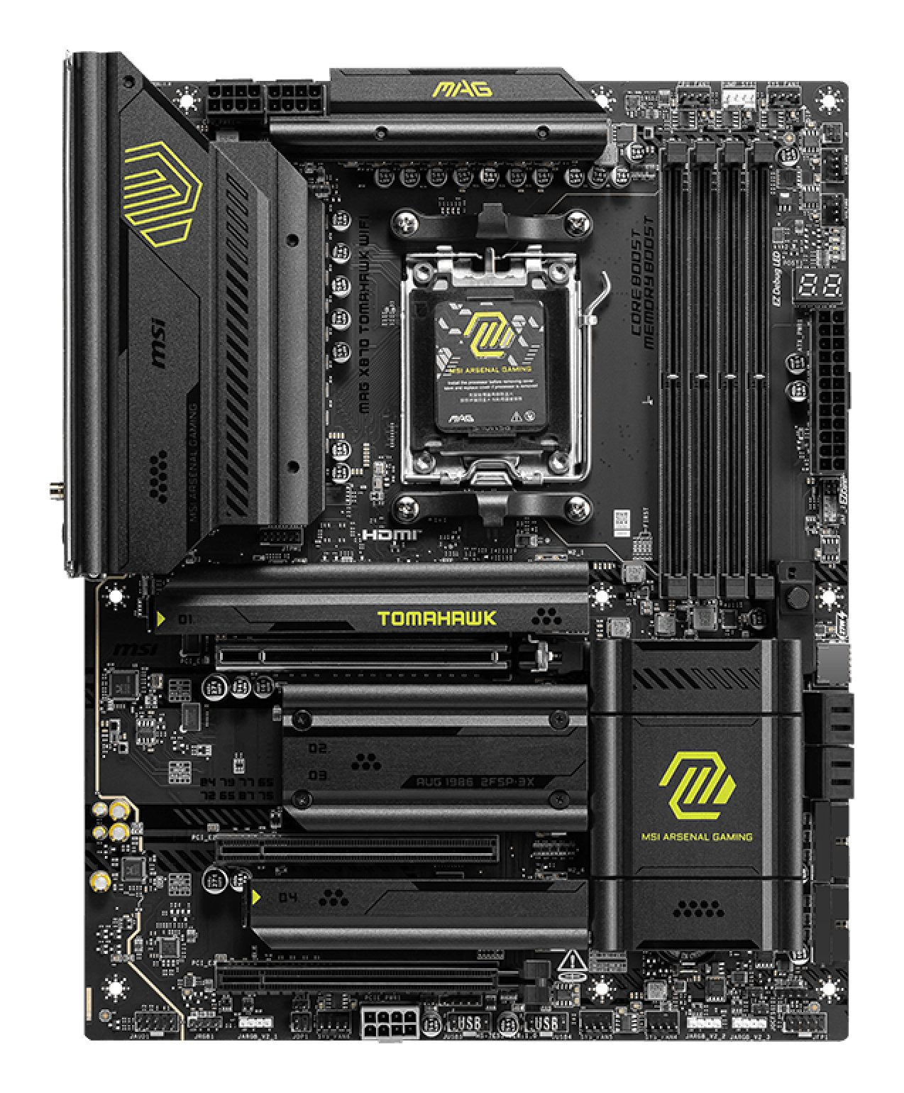 EAN 4711377254557 - MSI MAG X870 TOMAHAWK WIFI placa base AMD X870 Zócalo AM5 ATX imagen 2