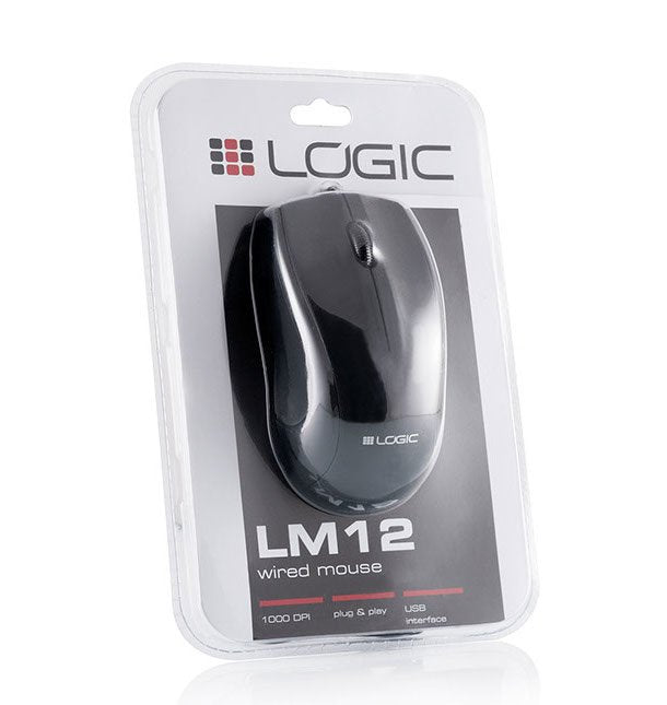 EAN 5906190449320 - Logic LM-12 ratón Oficina Ambidextro USB tipo A Óptico 1000 DPI imagen 6