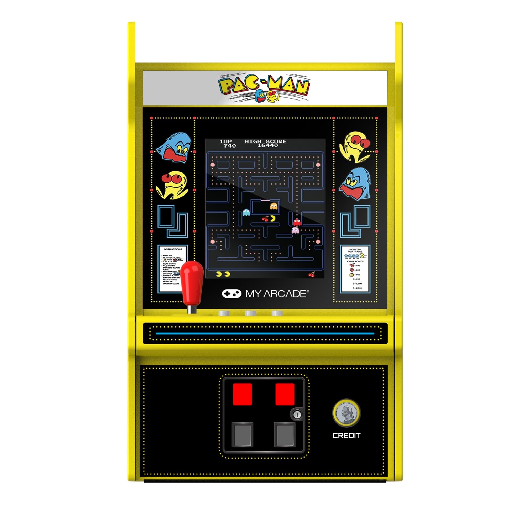 EAN 845620041947 - My Arcade PAC-MAN Micro Player Pro videoconsola portátil 6,98 cm (2.75") Multicolor imagen 3