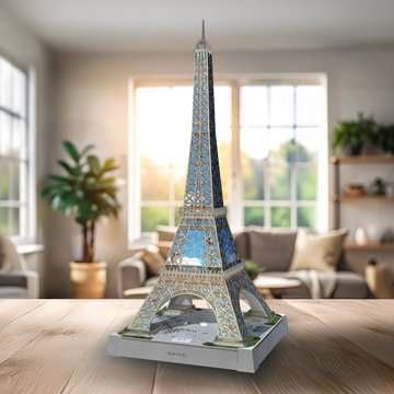 Ravensburger 3d Puzzle Iconics: Eiffel Tower - Con Luz 216 Partes 12008024