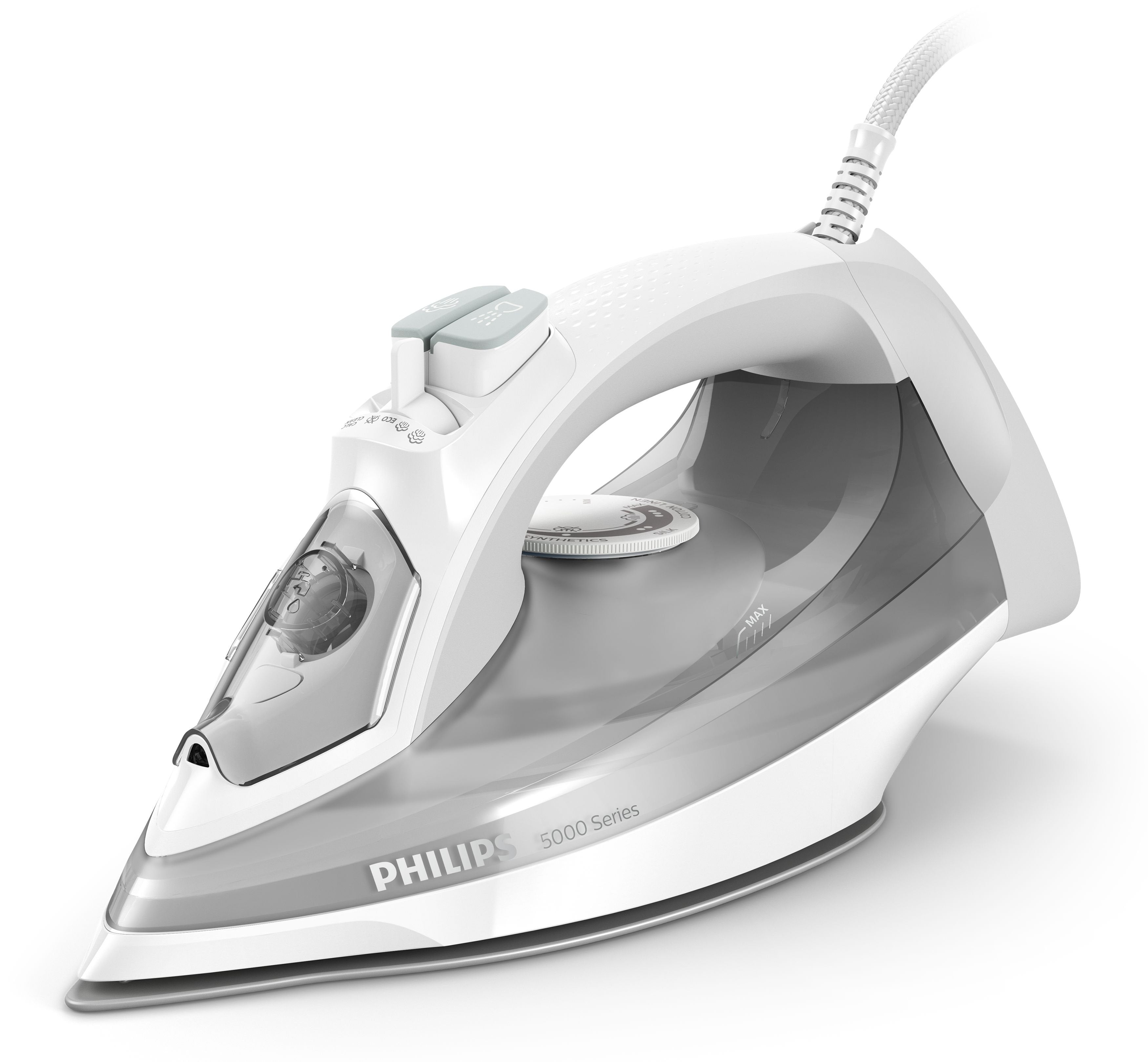 EAN 8710103968047 - Philips 5000 series DST5010/10 plancha Plancha a vapor Suela SteamGlide Plus 2400 W Gris, Blanco imagen 2