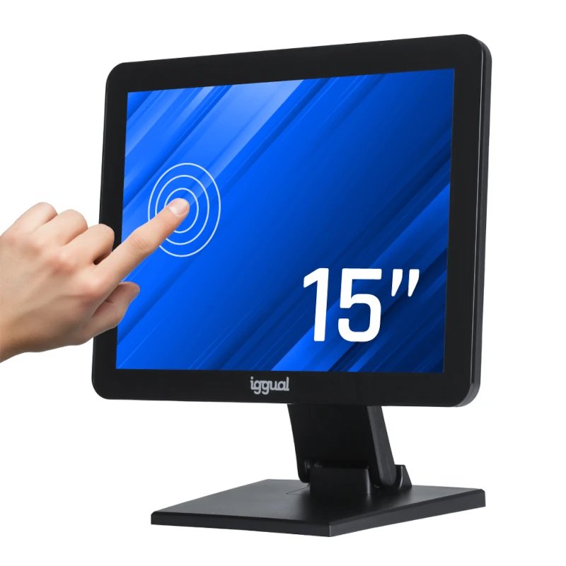 EAN 8435364319666 - iggual MTL15X monitor POS 38,1 cm (15") 1024 x 768 Pixeles XGA LCD Pantalla táctil imagen 1